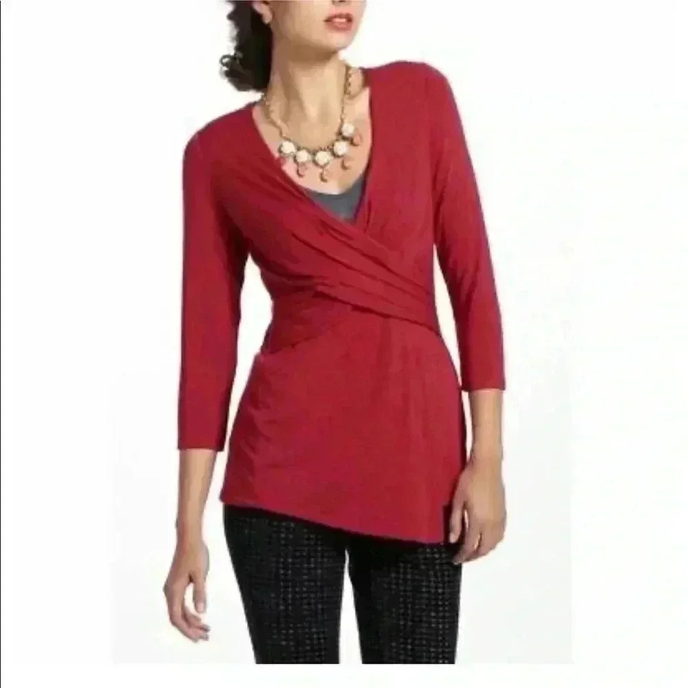 One September Precision Pleated Blouse Size P—B2 - Picture 1 of 7